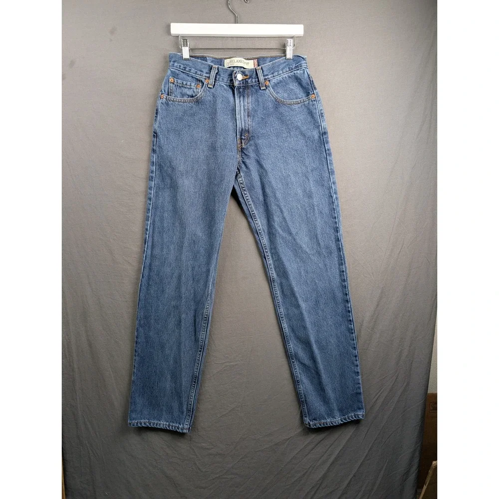 Levis 550 Relaxed Fit Jeans‎ Mens 30x34 Blue Medium Wash Denim
